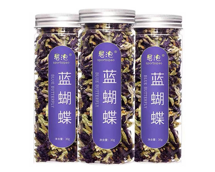 思泡藍蝴蝶（蝶豆花）