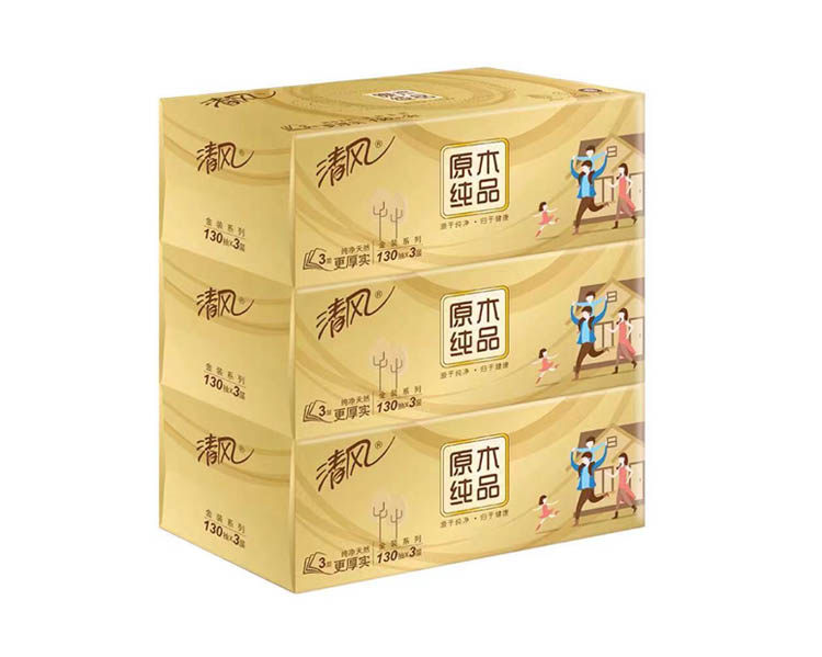 清風抽紙130抽盒裝