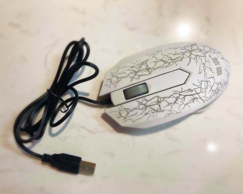 微森多媒體炫彩有線鼠標